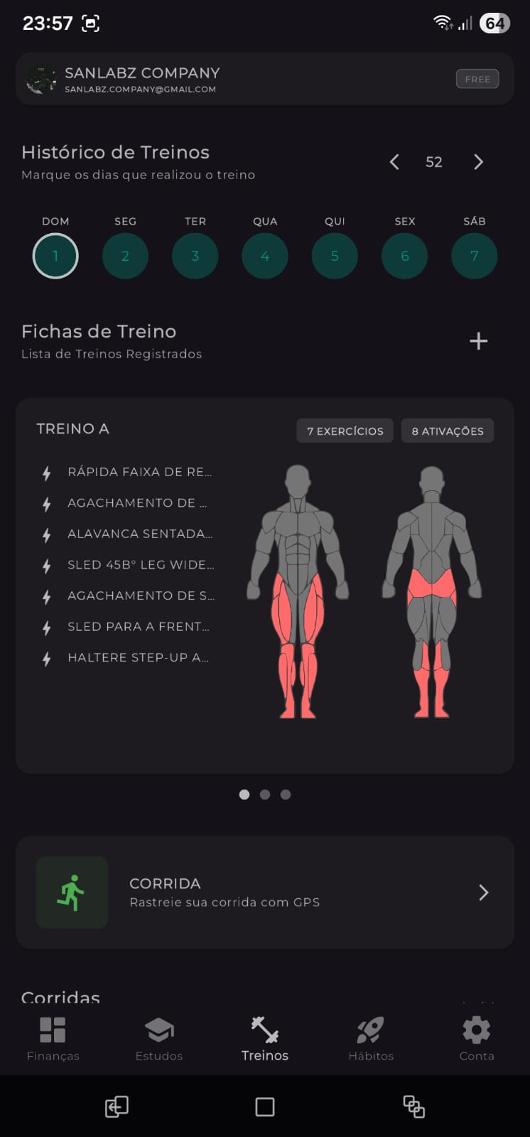 Treinos de Alta Performance